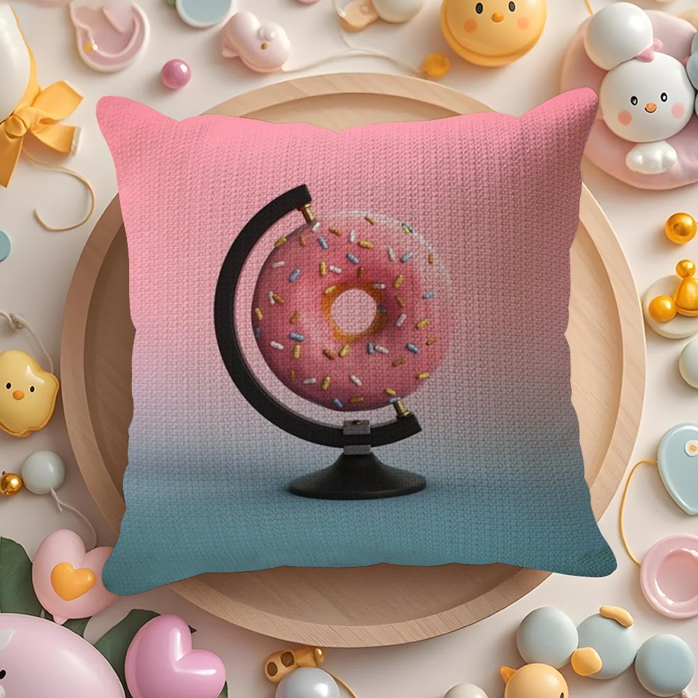 Creative Food Fruit Print Pillow Case Pattern Printed Pillowcase for Living Room Sofa Cushion Cover & Bedroom Decor