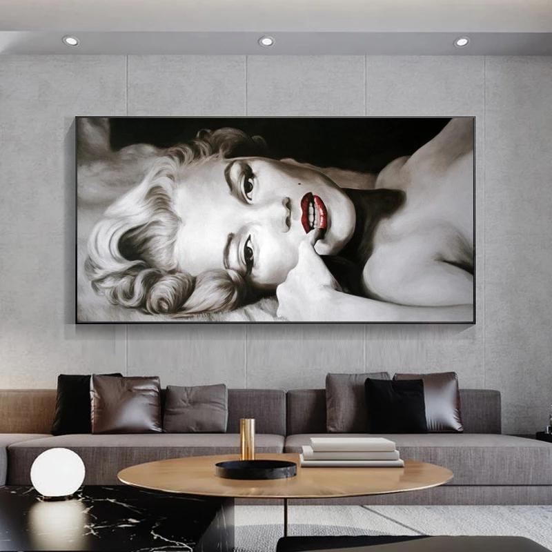 

Сексуальное тело, женское настенное искусство, Мэрилин Монро, печать плакатов, настенная картина, интерьер гостиной, домашний холст, украшение