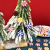 10 Stück Rot Weiß Zuckerstange Weihnachten Acryl Ornament DIY Weihnachtsbaum Hängeanhänger 2024 Weihnachtsdekoration für Zuhause Neujahrsgeschenke