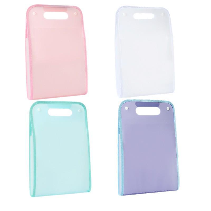 Handheld A4 Accordion File Folder: Large Capacity, 13-Layer Storage for Student Papers & Documents