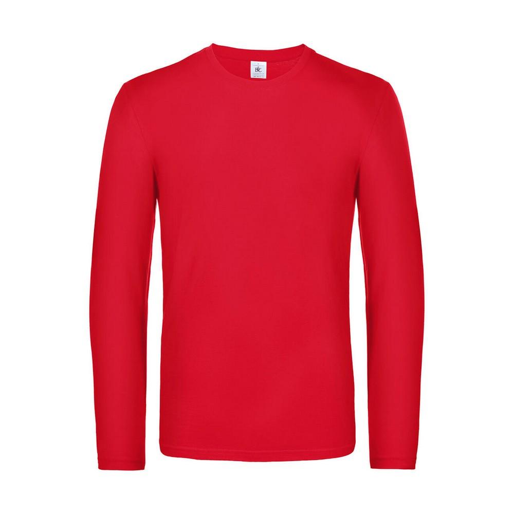 B&C Mens #E190 Long-Sleeved T-Shirt