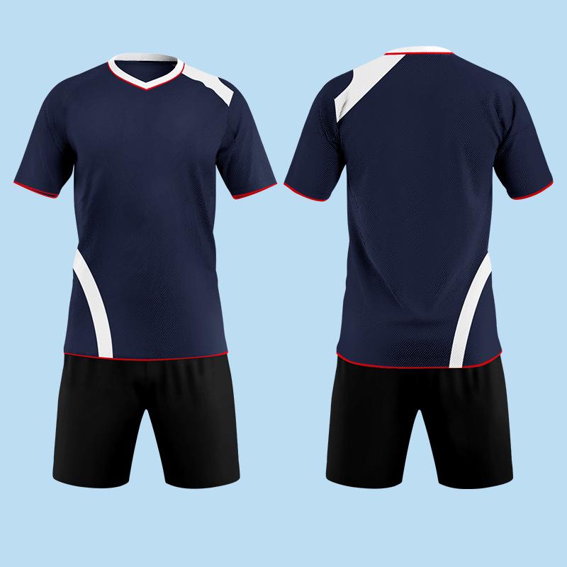 Women's & Men's Volleyball Team Uniform Set - Short-Sleeved, Professional Training Suit with Printed Numbers