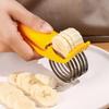 Handlicher Mehrzweck-Obst- und Gemüseschneider Bananenschneider-Werkzeug mit ergonomischem Griff Sicher Einfach zu warten