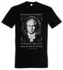 Goethe Möchtest Du Glücklich Leben T-Shirt Herren Damen T-Shirts Oberteil Johann Wolfgang von Goethe Zitat