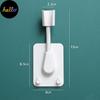 Universal Shower Head Holder Adjustable Self-Adhesive Showerhead Bracket With 2 Hooks
