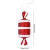 Christmas Lollipop Candy Cane Pendant Big Xmas Tree Hanging Ball Ornaments 2024 Christmas Decoration For Home 2025 New Year Gift