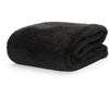 Snug Rug Sherpa Couverture - Plaid De Luxe - 127 X 178 Cm - 270 G/m²- Noir