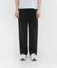 WAAR P004 Elastic Waist Single-Pleat Sweatpants_Black