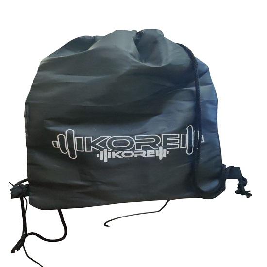 

@ Kore Regular Gym Bag Black Color 86Gm