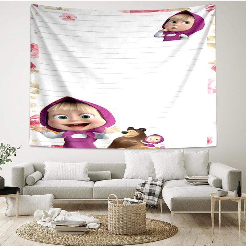 cartoon animation Print Tapestry - Portable Wall Decor Cloth, for Home, Dorm, Travel, Bedroom, Living Room - Ideal Birthday Housewarming Gift