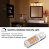10 ks stmívatelná LED žárovka G9 bez blikání 220V 45 LED 2835SMD 4W LED lampa keramická patice světla světla pro lustry osvětlení