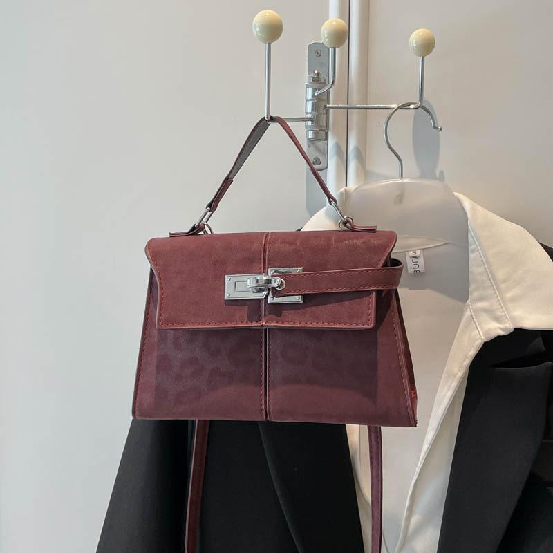 Handbag with Key Lock, Small Exclusive and Luxurious Crossbody Bag, Small Square Bag