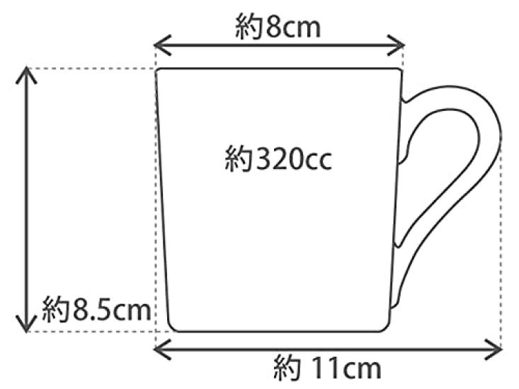 Okura Touen Black Cat and Child Auspicious Tale Mug Part 1 Horse from a 320cc Made in Japan - - "A Gourd" Approx. 107C/5401-1