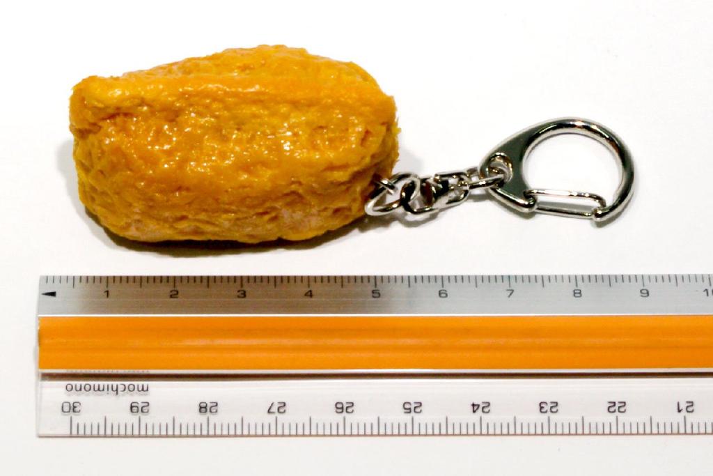 stomach will rumble every time you look at Inari Sushi Food Sample Keychain Gift 035TK [Coconut Accessories] Your it - Cute, Funny, Souvenir,