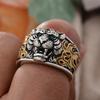 Domineering Personality Retro Tiger Animal Thai Silver Man Punk Ring Rock Party Gifts Promotion Cheap Never Fade