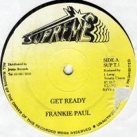 

12inch Record FRANKIE PAUL - Get Ready SUPT1 Supreme 1987 UK Reggae, Ska & Dub Used