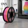 PETG Filament Roll Rainbow Gradient for 3D Printer, 1.75mm 1Kg Spool High Speed Printing Supplies Candy Color Filament, Multicolor Most Printers