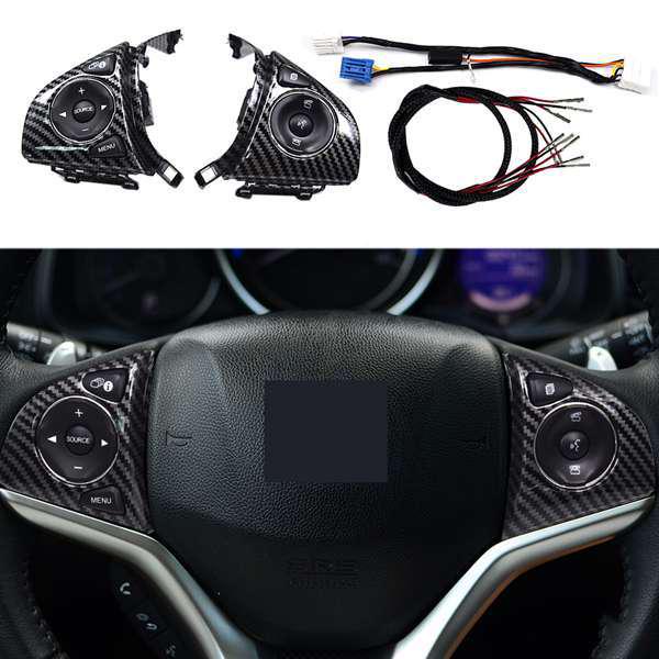 Steering Wheel Control Switches for 2015-2018 Honda Fit (1 Pair)