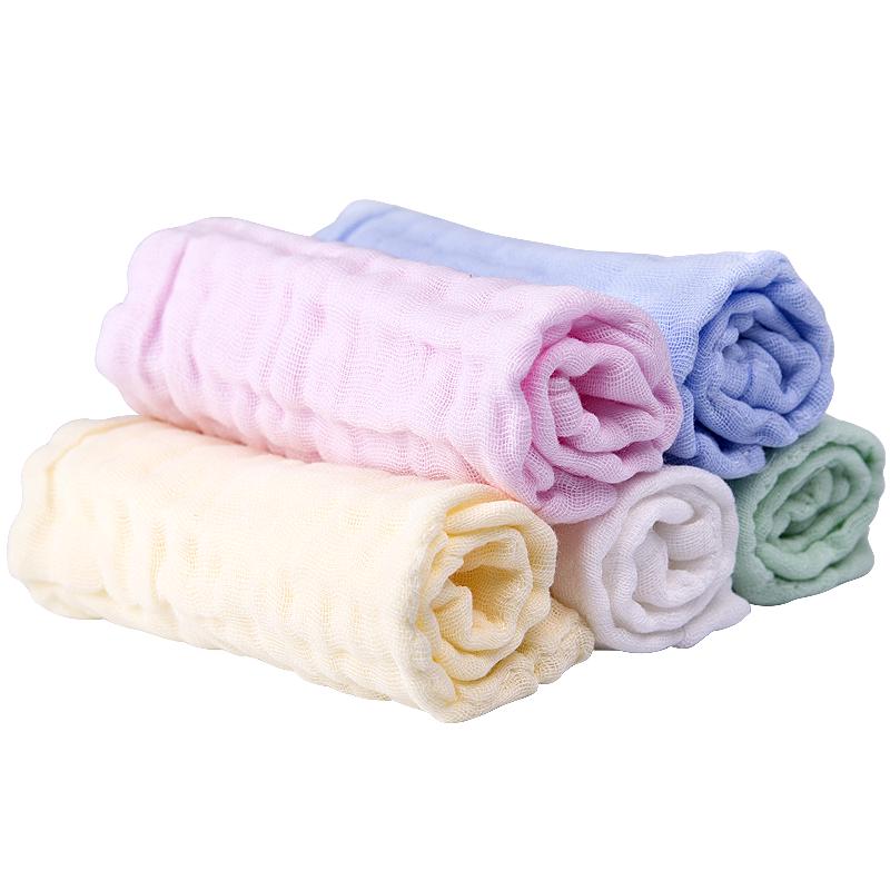 Kaili Baby 6-Layer Pure Cotton Gauze Towels (5-Pack)