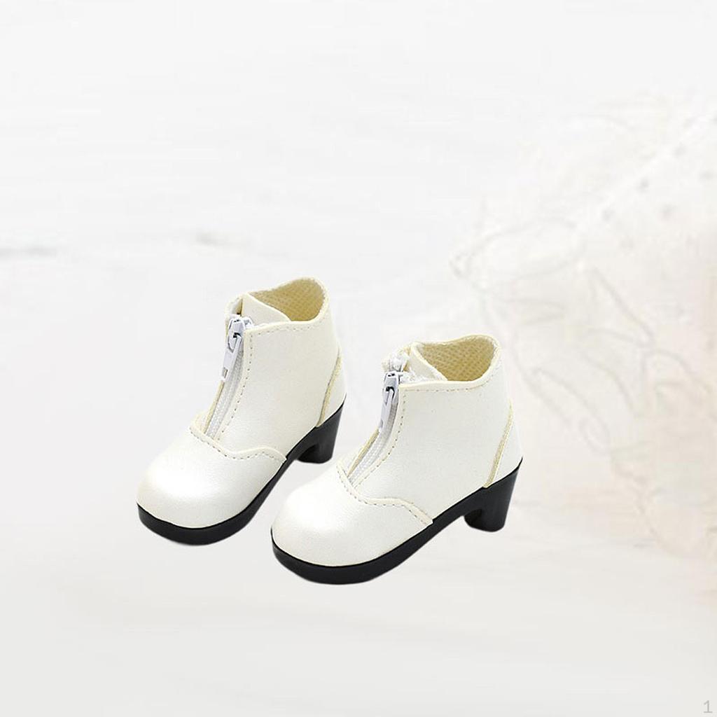 24 Zoll Puppenstiefel, Mädchenschuhe, stylisches PU-Leder, Hightops, für Frauenfiguren, Alltagskleidung