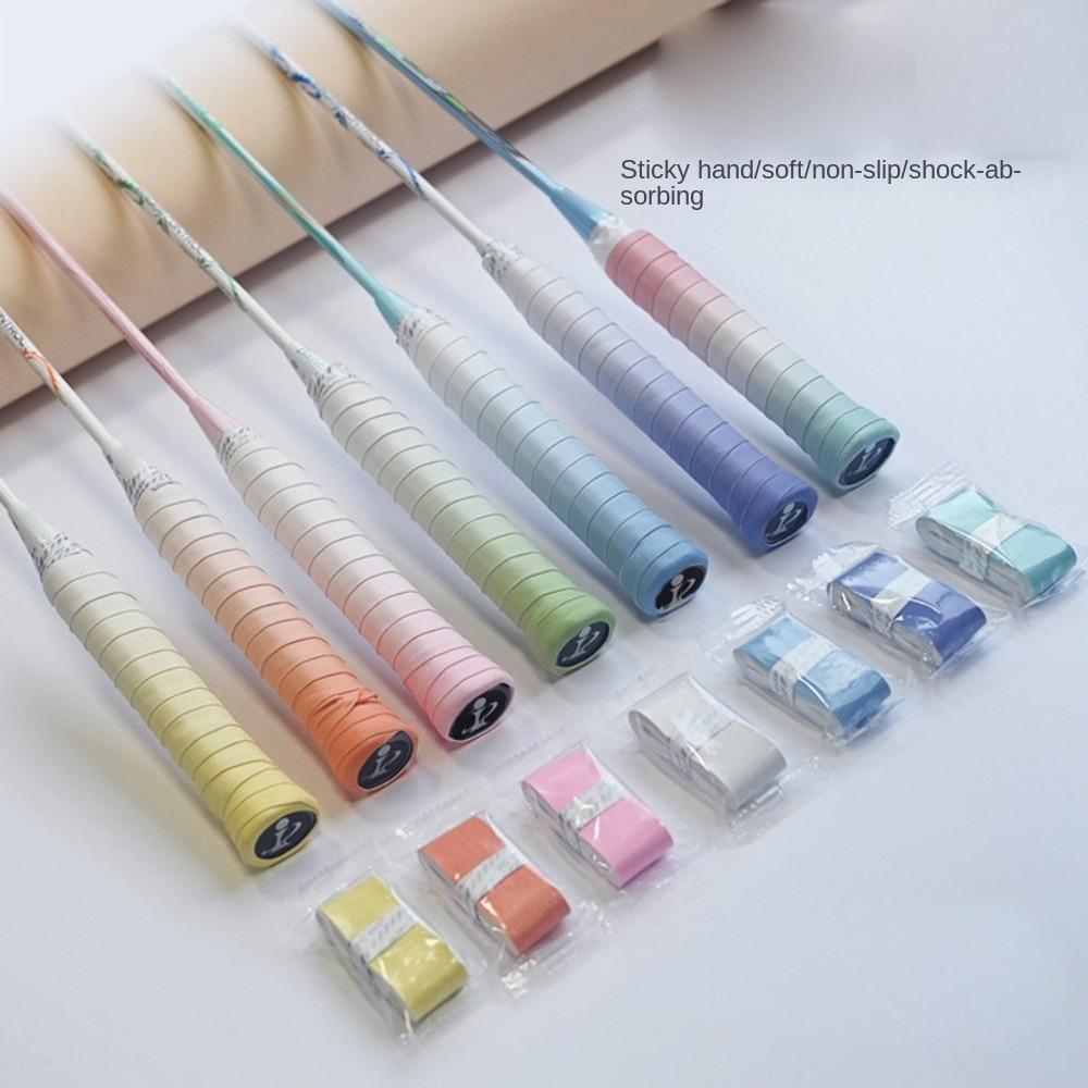

Gradient Badminton Racket Handle Grip Sweatband Tennis Racket Rubber Grip Racquet Supplies 5