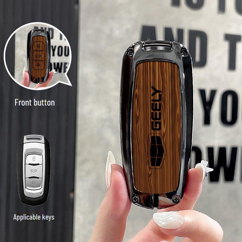Geely Car Key Cover: Compatible with Emgrand, Boyue, Star X6, Yue, Rui, Binrui, Binyue, Borui, and GL models.