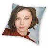 Emma Myers Actress Pillowcase Polyester Linen Velvet Creative Zip Decorative Room Cushion Case Wholesale