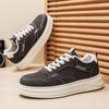 Men Thick Sole Casual Sneakers Korean Style Walking Board Shoes Comfortable Street Travel Daily Footwear Sizes 39-44