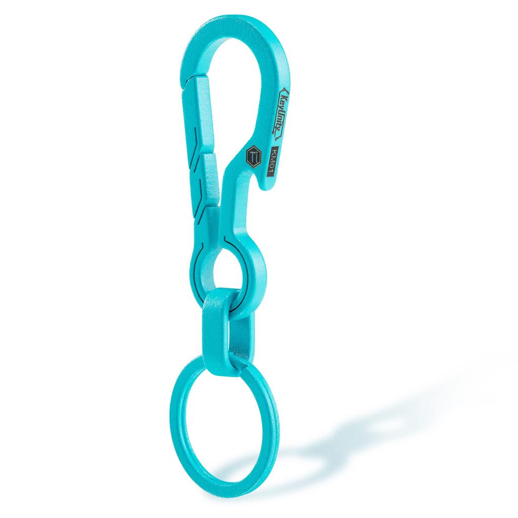 KeyUnity KM01 Titanium Bottle Opener Keychain Fashionable Key Chain Lightweight Bottle Opener + Small