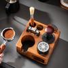 Coffee Tamping Station Portafialter Holder Coffee Portafilters Brush  Coffee Storage Tool Espresso Accessories Barista Tool