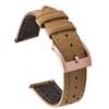 Racing Leather Strap 18mm 20mm 22mm Breathable Porous Leather Watch Strap Quick Release Leather Watchbands Universal Men Women