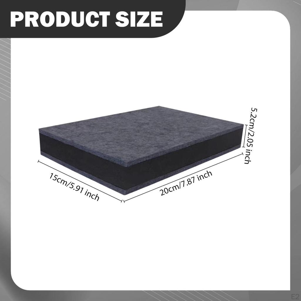 , Alfombrilla antivibración, Aislamiento acústico Antideslizante Amortiguador para Gimnasio,