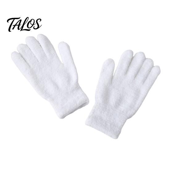 Anti Cold Windproof Mittens Winter Warm Coral Fleece Gloves for Women, Soft Five Finger Solid Color Accessories Gloves, Thermal Autumn Breathable Hand