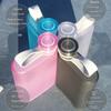 380ML Flat Drinks Kettle Portable Travel Flask for Sports Drinkware A5 Paper Water Bottle  School