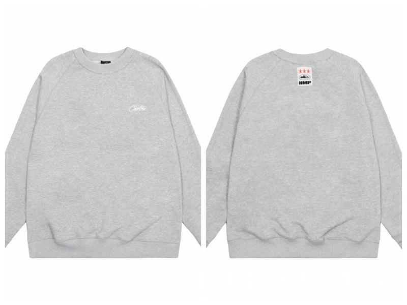 Corteiz Europese Unisex Wafelbrei Geborduurde Hoodie Vest