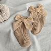 Spring Autumn Girls Short Socks Children Toddler Soft Cute Bow Kids Breathable Cotton Newborn Kids Socken For 0-5 Years