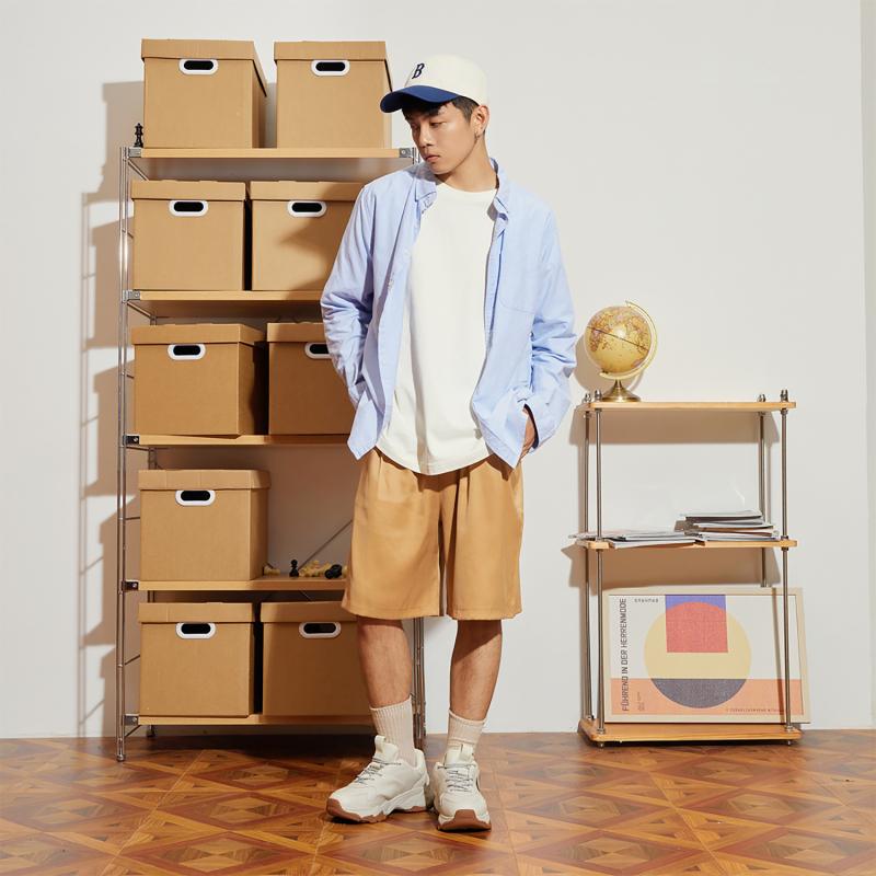 MLB Basic Yankees Beige White Navy Sneakers 3ASHBNA3N-50CRS