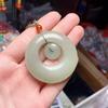 Collana con Ciondolo in Giada Dongling Intrecciata per Uomo e Donna
