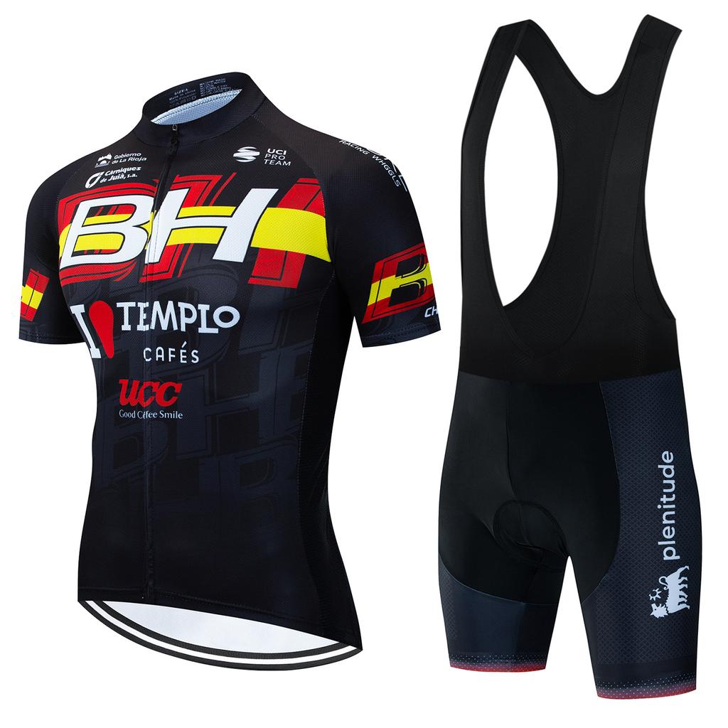 Summer Short-Sleeved Cycling Suit Breathable Men'S And Women'S Cycling Shirts Cycling Tops And Pants Kuqi