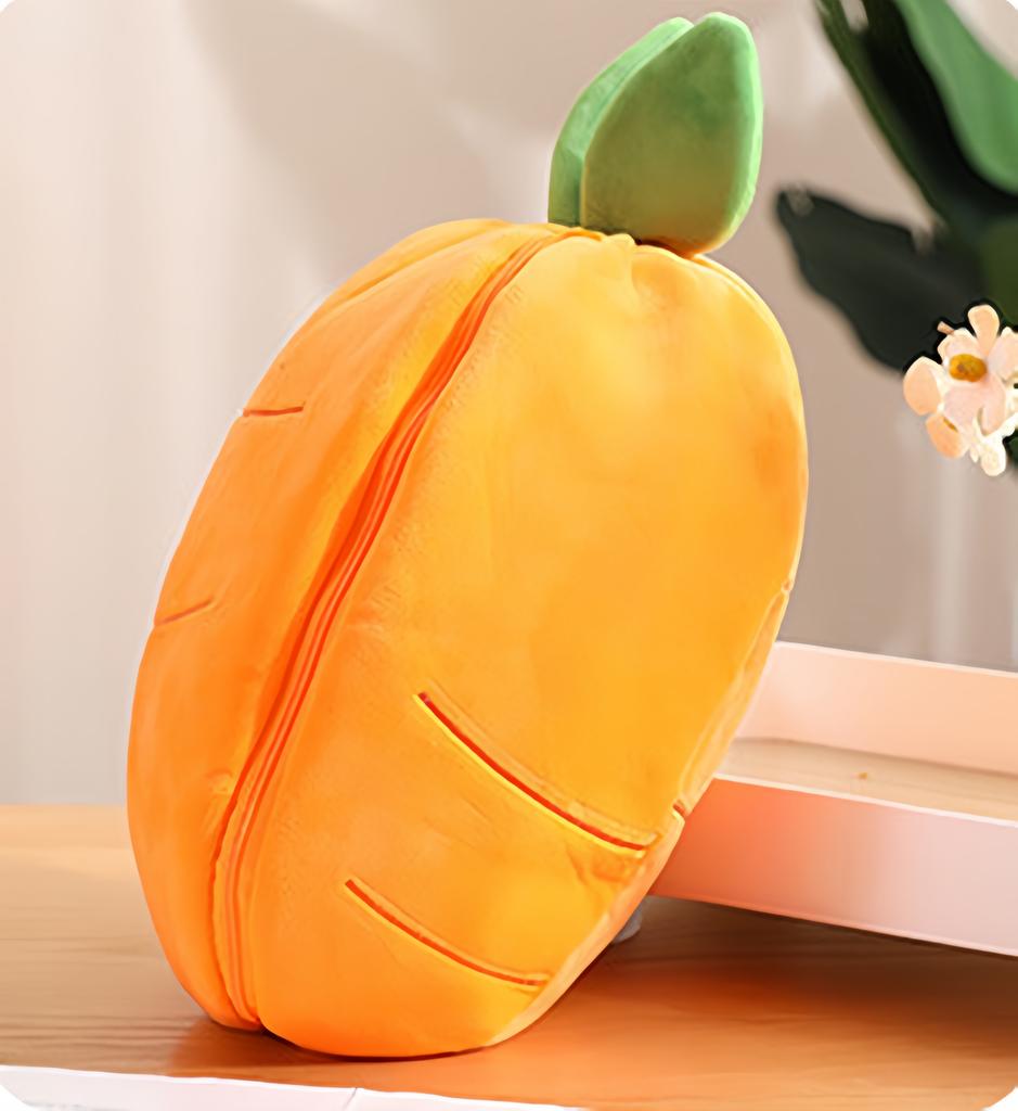 Funny Joy Kawaii Fruit Bunny Plush Toy Cute Carrot Strawberry Turn Into Rabbit Plush Toy Kids Birthday Christmas Gift