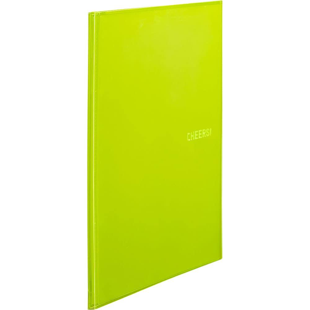 King Jim Cheers Clear 20 File Pockets A4 Yellow CH182T-Y 3330₽