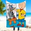 Couverture Cartoon C-Caillou Super Chaude Confortable Couverture Jetée en Peluche Enfant Maison Canapé Chambre à Coucher Cadeau