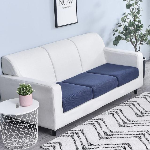 Airldianer Jacquard Stretch Sofa Seat Cushion Cover Anti -Dirty Removable And Washable Sofa Protective Cover Easy Installation