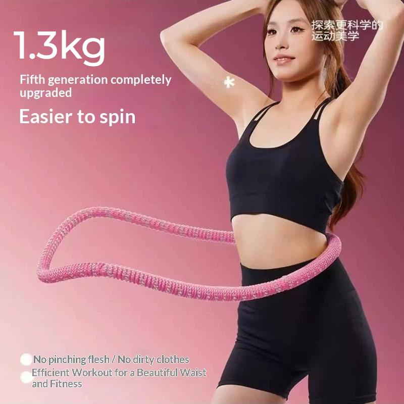 Fitness obruč Měkká obruč Neškodí Tělo Hubnutí Břicho Štíhlý Kruh Pas Tréninkové vybavení Ženy Domácnost