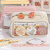 With Zipper Transparent Pencil Case Large Capacity Pencil Bag Fashion Packaging Bag  Student