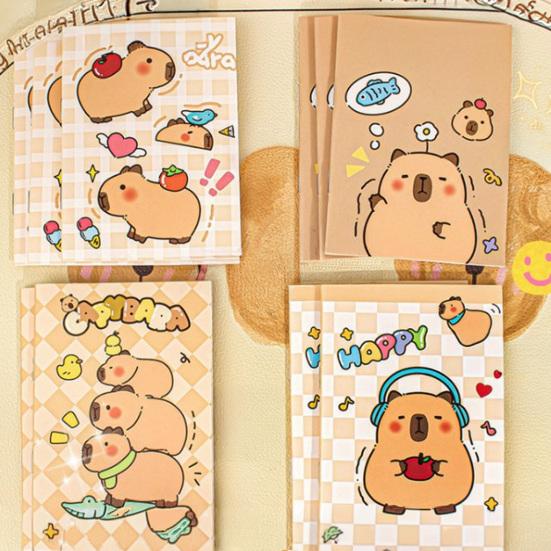 8Pcs Cute Cartoon Pocket Notebook for Students Soft Cover Memo Pad for School Office Portable Mini Journal for Notes Lists Fun Gift for Kids Teachers