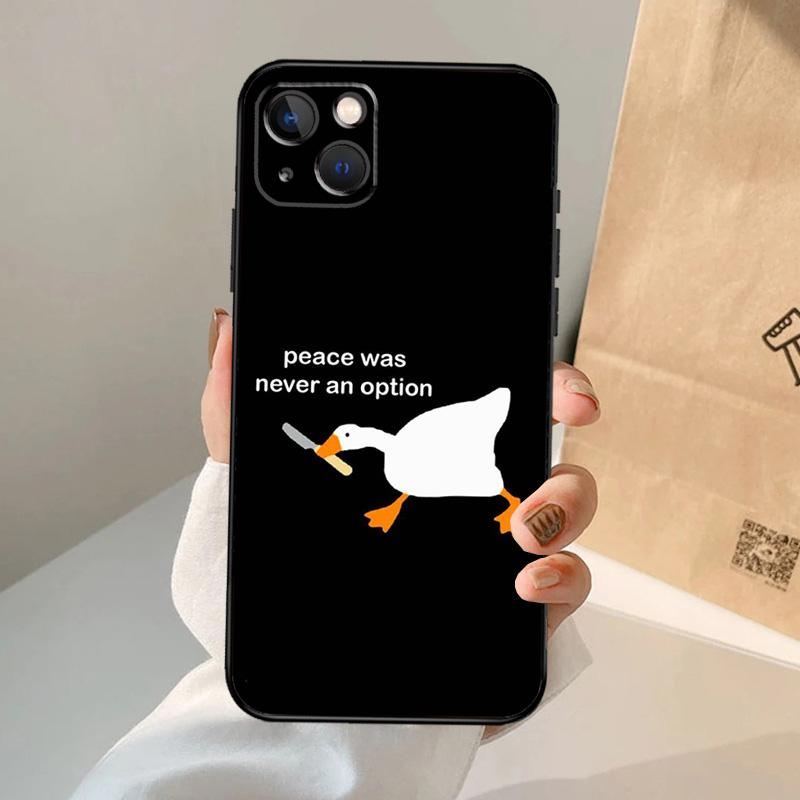 Untitled Goose Game Phone Case For iPhone 17 Air 16 15 14 13 11 12 Pro Max 13 12 mini 15 16 Plus 16e Cover Coque