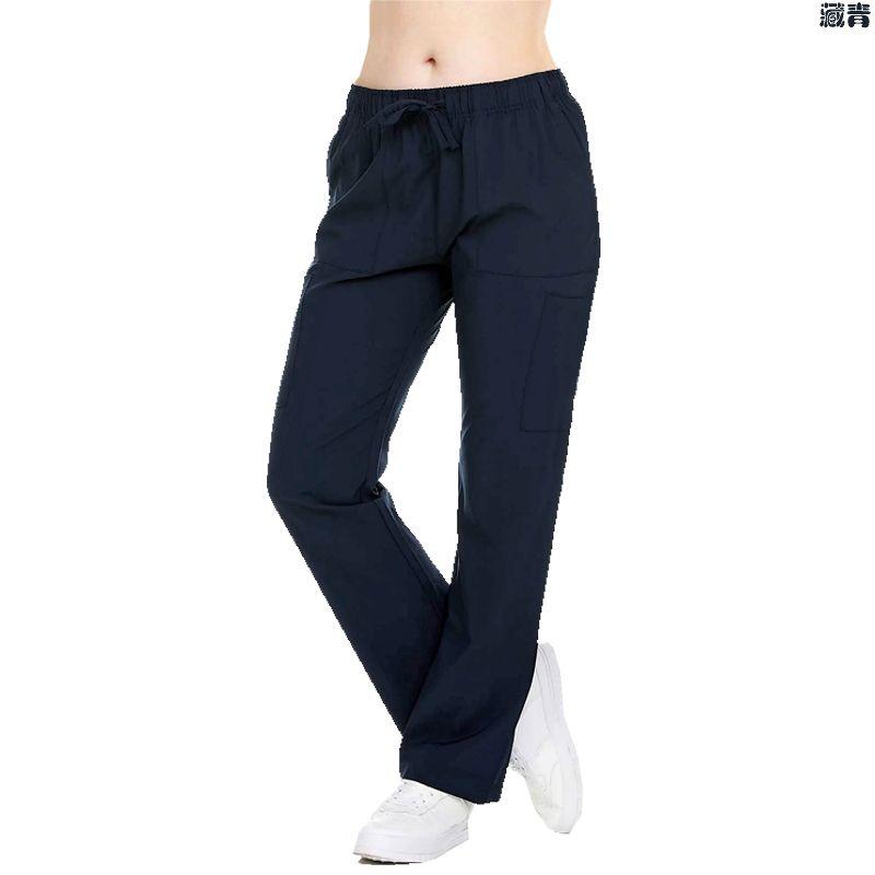 

K517 Quick-Drying Multi-Bag Mid-High Waist Trousers Outdoor Work Clothes Tibetan youth L