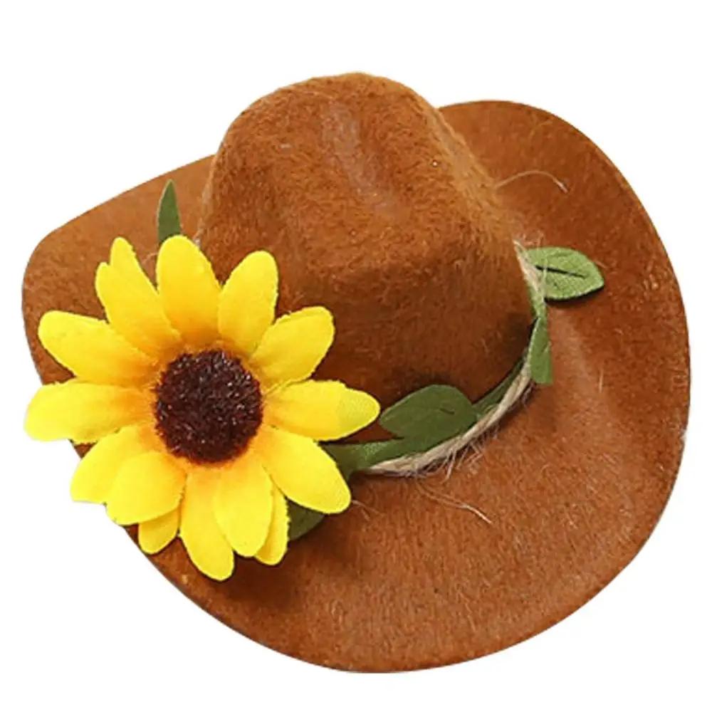 

Ковбойская шляпа Топперы для винных бутылок Мини ковбойская шляпа Шапка для винной бутылки Милый Кухня Свадебная вечеринка Домашнее украшение стола Домашние аксессуары жёлтый