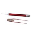 2pcs LED Light Ear Spoon with Tweezers Portable Luminous Light Ear Pick Cleaner Red for Kids Adults